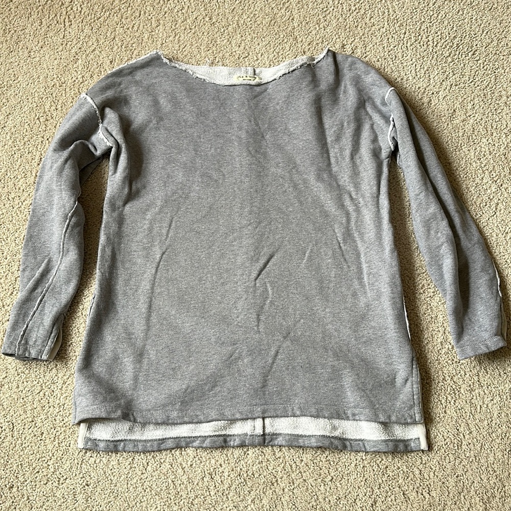 Rag & Bone Raw Edge Sweatshirt Size Large
